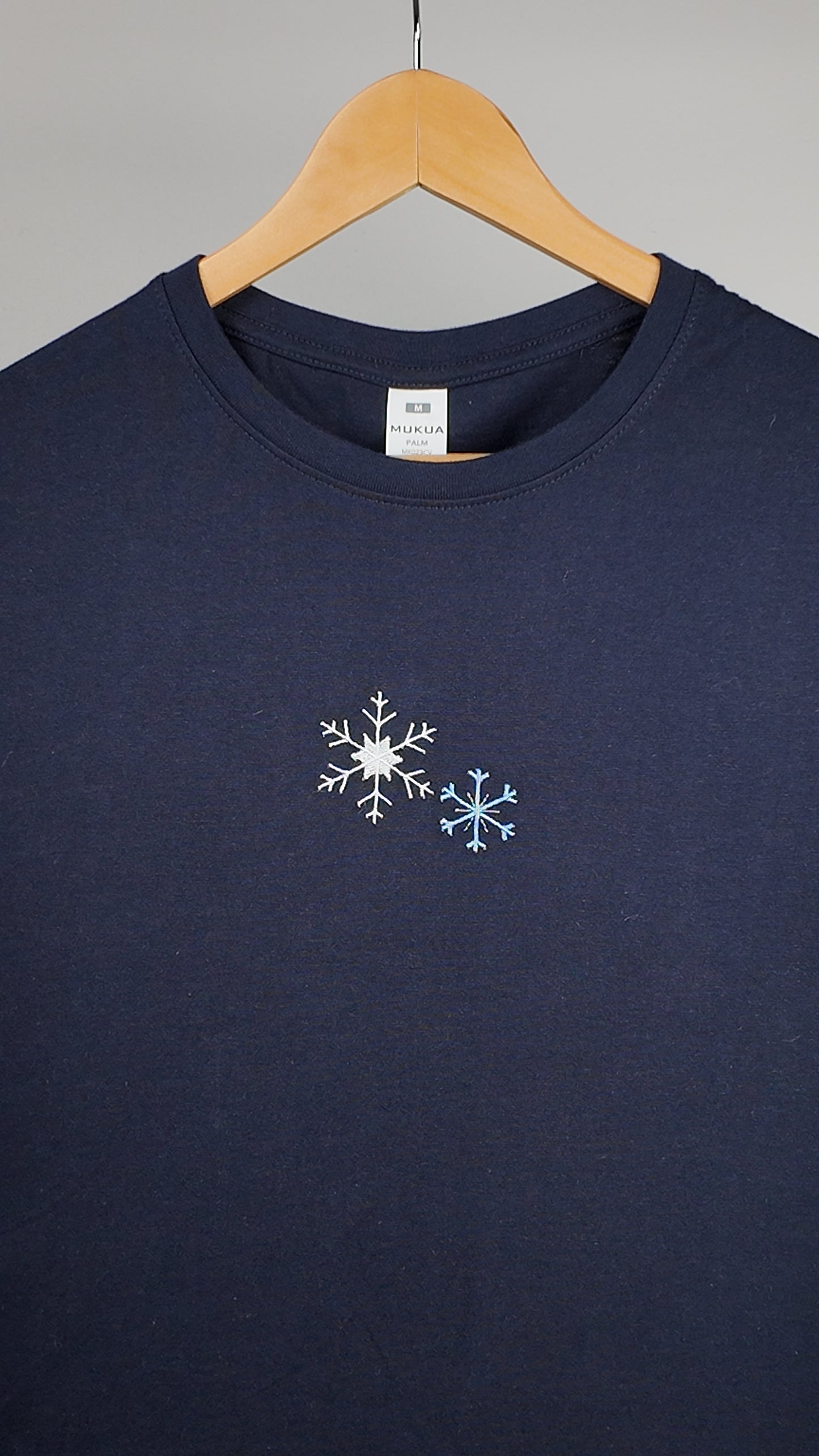 T-shirt à manche courte "Flocons de neiges"