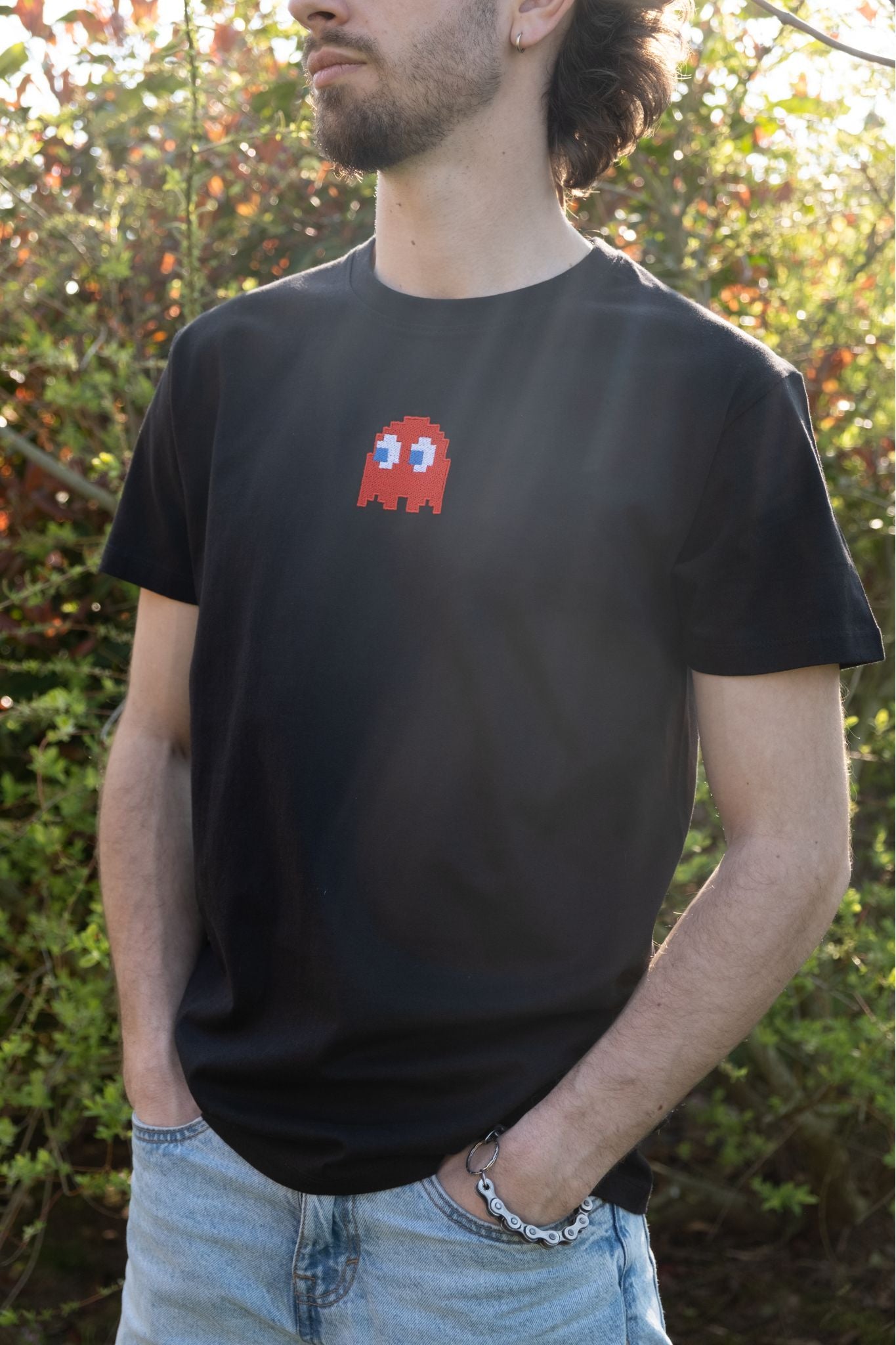 T-shirt à manche courte « Fantôme Pac-Man »