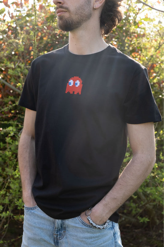 T-shirt à manche courte « Fantôme Pac-Man »