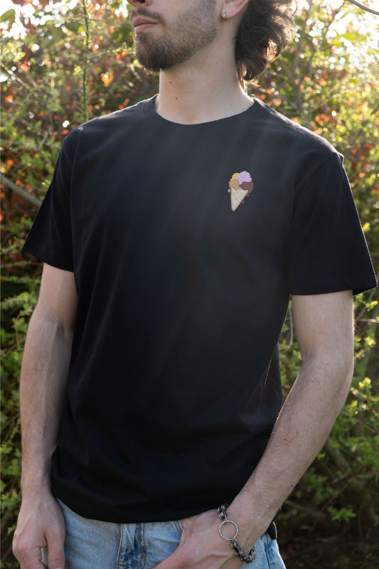 T-shirt à manche courte « La glace qui fond »
